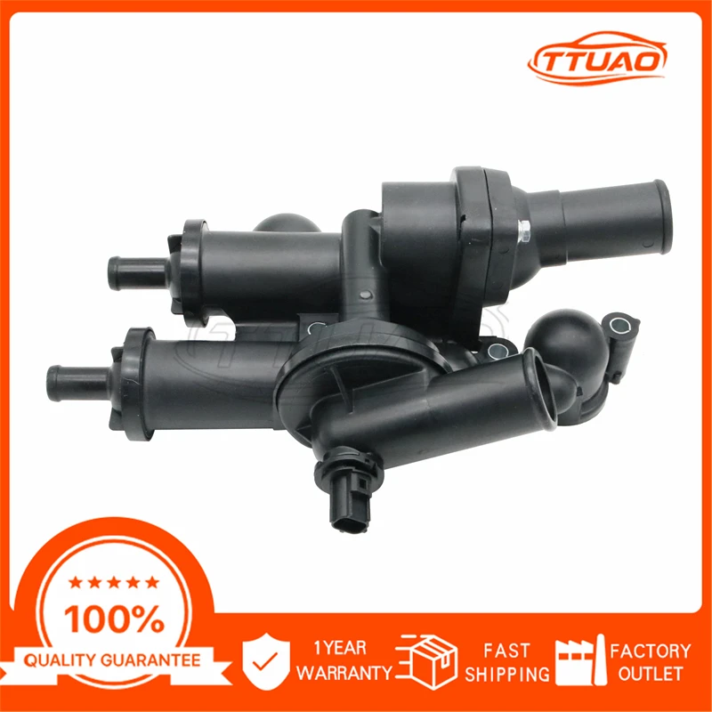 Carcasa del Termostato del Refrigerante del Motor para Dodge Avenger Caliber Chrysler Sebring 68003582AB 06508355AA 4884873AA 4884571AB 55111016AD