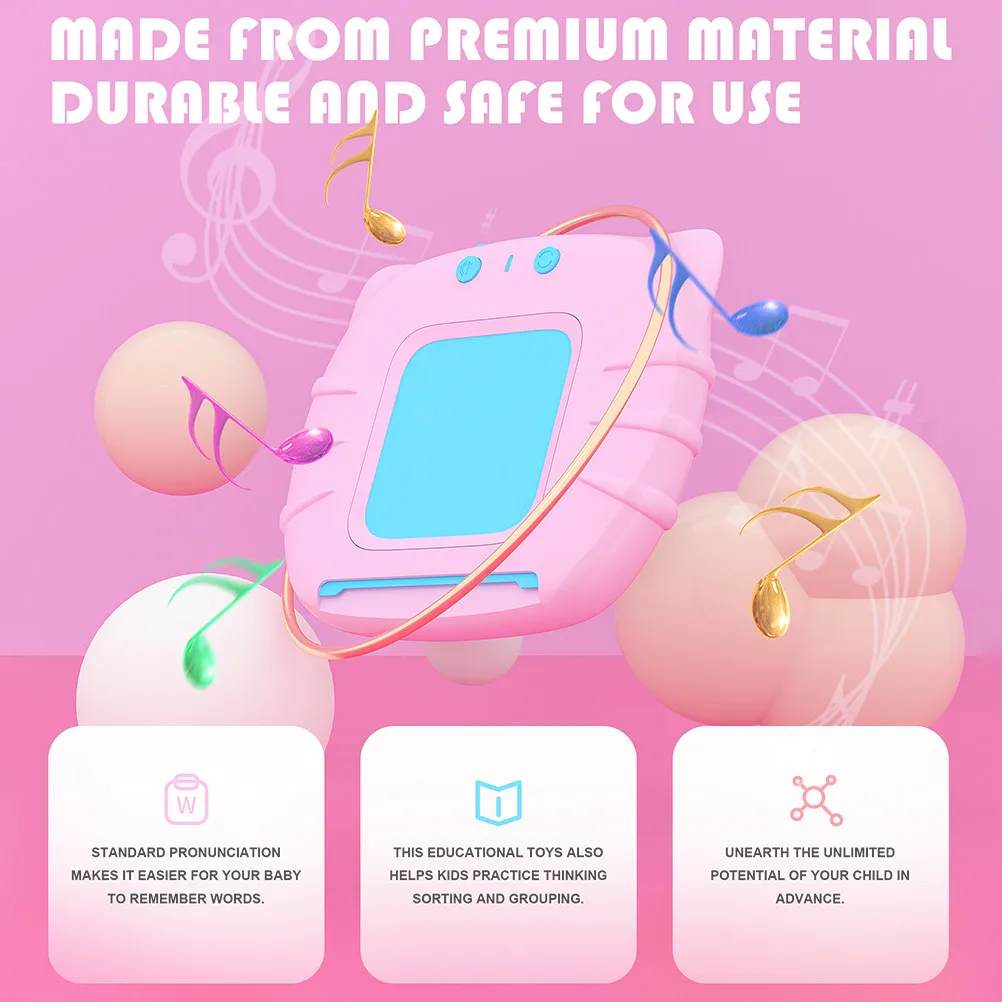 1Set Educational Talking Flash Cards for Toddler Speech Development Preschool Learning Concentration Memory Language Building