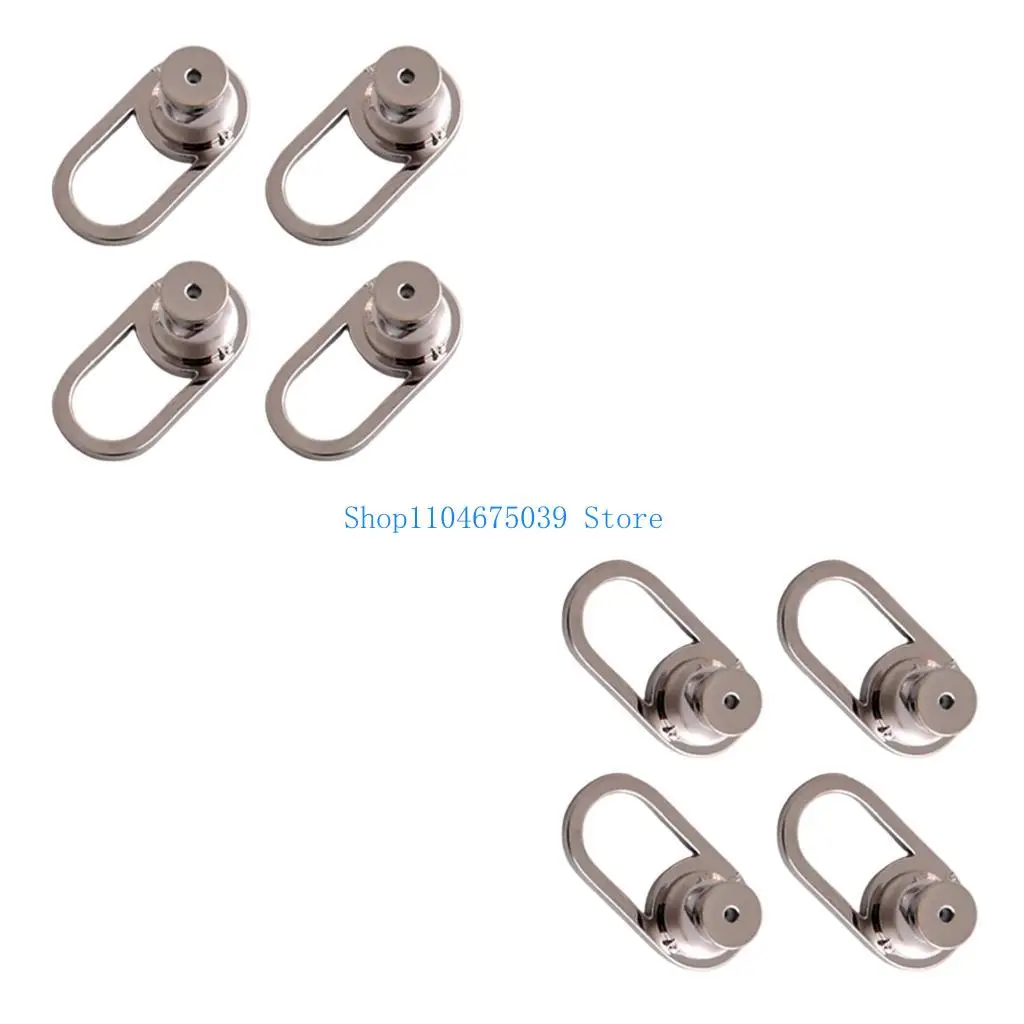 

5asd 4Pcs U Earring Lifters Accessories Heavy Support for Droopy Earlobes