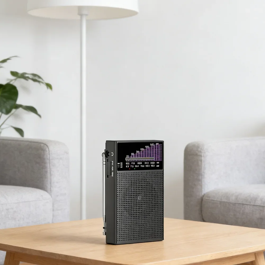 Portable Radio With Rechargeable Battery & Loud Speaker AM，FM，SW Full Band Radio For Elderly People Radio Accessories