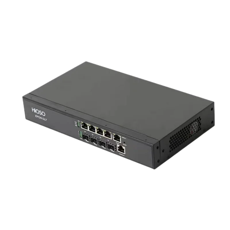 Imagem -04 - Mini Epon Olt Dentro do Poder Compacto Huawei Zte Fibra Casa Xpon Onu Ac100240v Web Snmp Cli Ha7004t