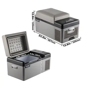 Succebuy 20-55公升便攜式車用冰箱,電動壓縮機冷卻器,支援12/24V直流和110-240V交流電 8 最佳銷售 汽車酒吧速度 - №1