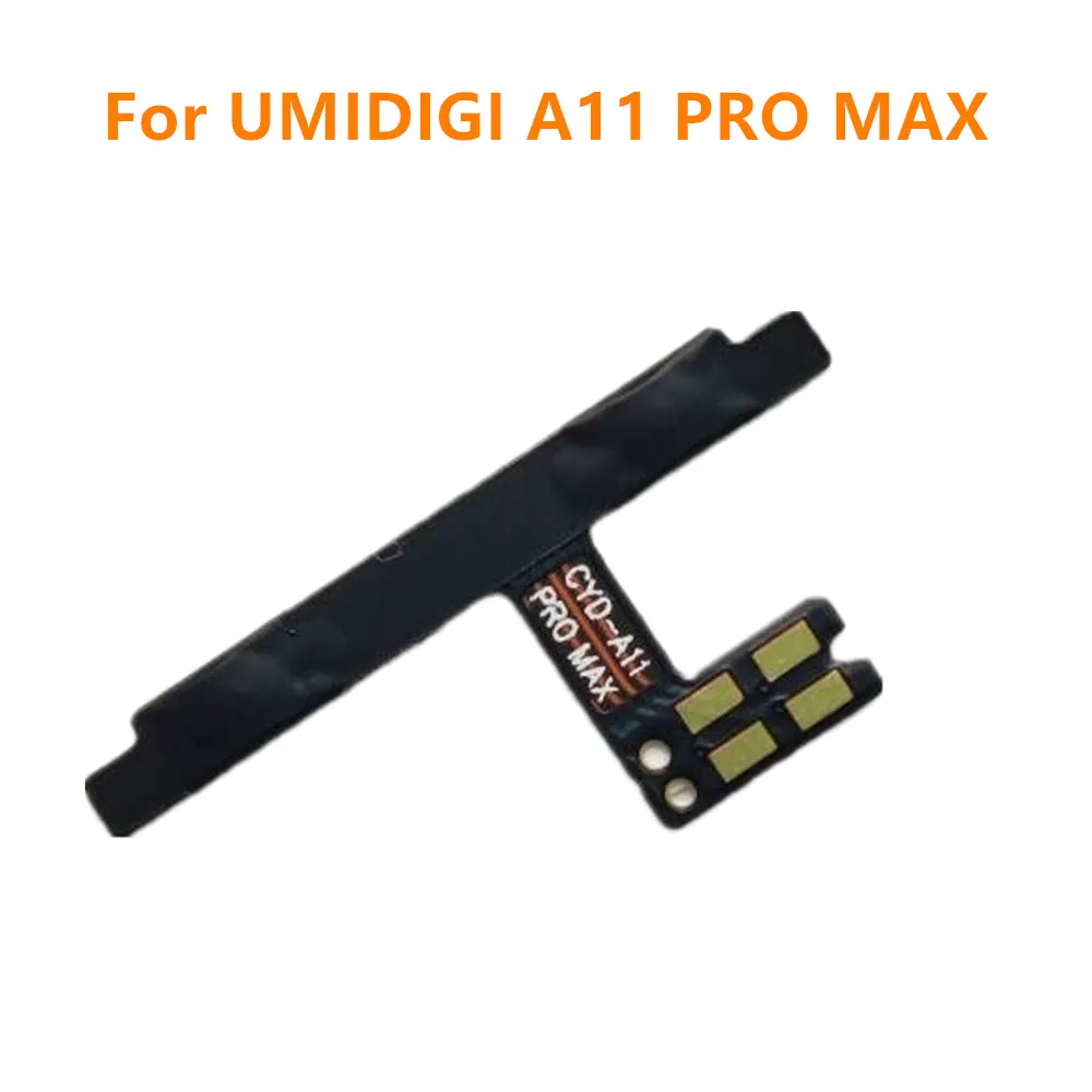 New For UMIDIGI A11 PRO MAX 6.8'' Cell Phone Parts Power On Off Button+Volume Key Flex Cable Side FPC Repair Accessories