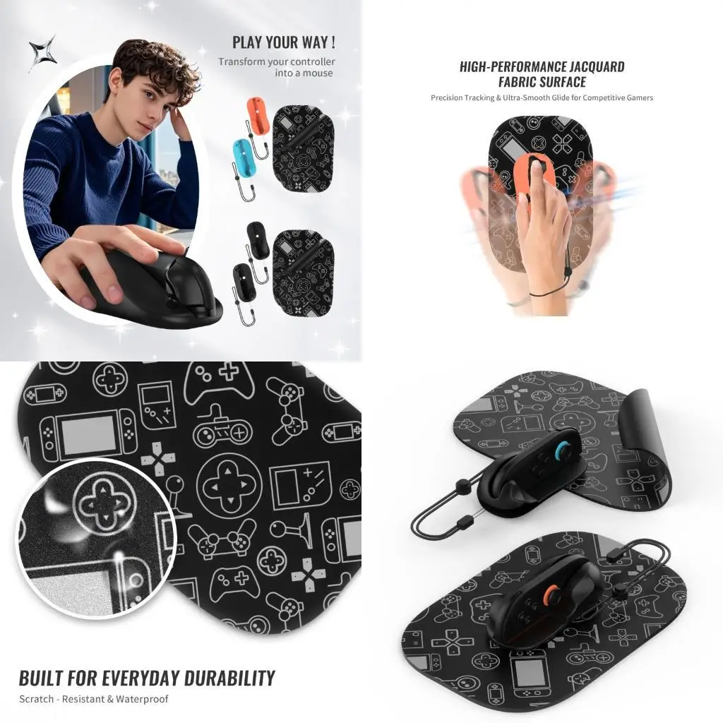 

D08B 2Pcs Mouse Grip for NS2 Gaming Accessories Left Right Handle Stand