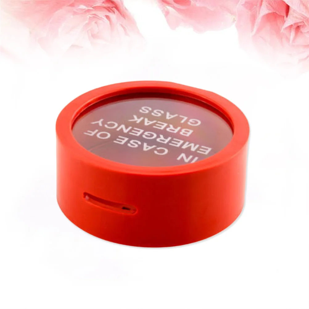 

1pc Emergency Money Box Break Glass Safe For Adults Home Office Coin Storage Novelty Piggy Bank Savings Container