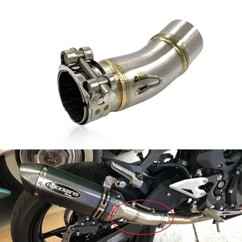 NINJA400 Motorcycle Exhaust Middle Link Pipe Slip-on Stainless Steel For Kawasaki Ninja Ninja 400 2018 2019 Moto Middle Link Pipe