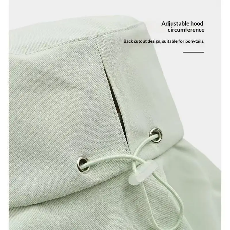 1 Stück Outdoor Damen Sommer Sonnenschutz Visor Großer Hut Vollgesichts-Sonnenschutzhut Angeln Reisen Nackenschutz Schal Bucket Hat – Detail 4