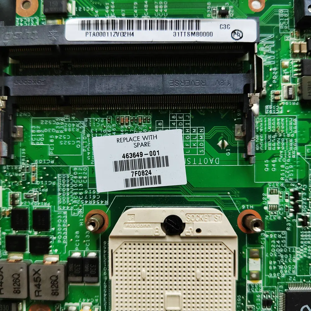 Untuk HP PAVILION NOTEBOOK TX2000Z TX2000 Laptop Motherboard 463649-001 DDR2 100% teruji