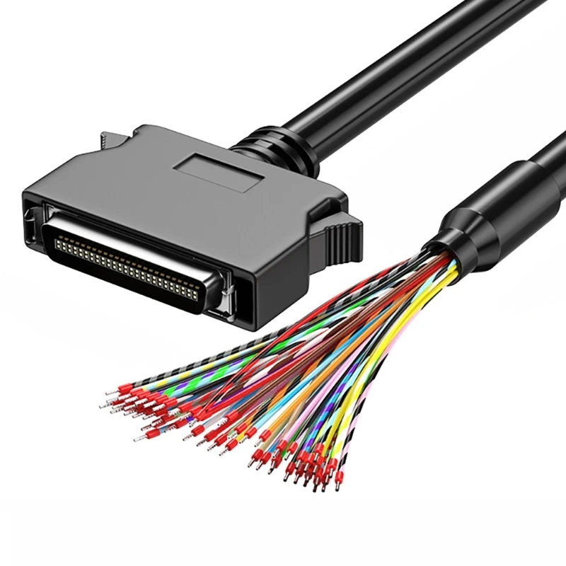 SCSI Data Transfer Cord Single Head with Terminal for Industrial Equipment CN14P CN20P CN26P CN36P CN50P Connectors