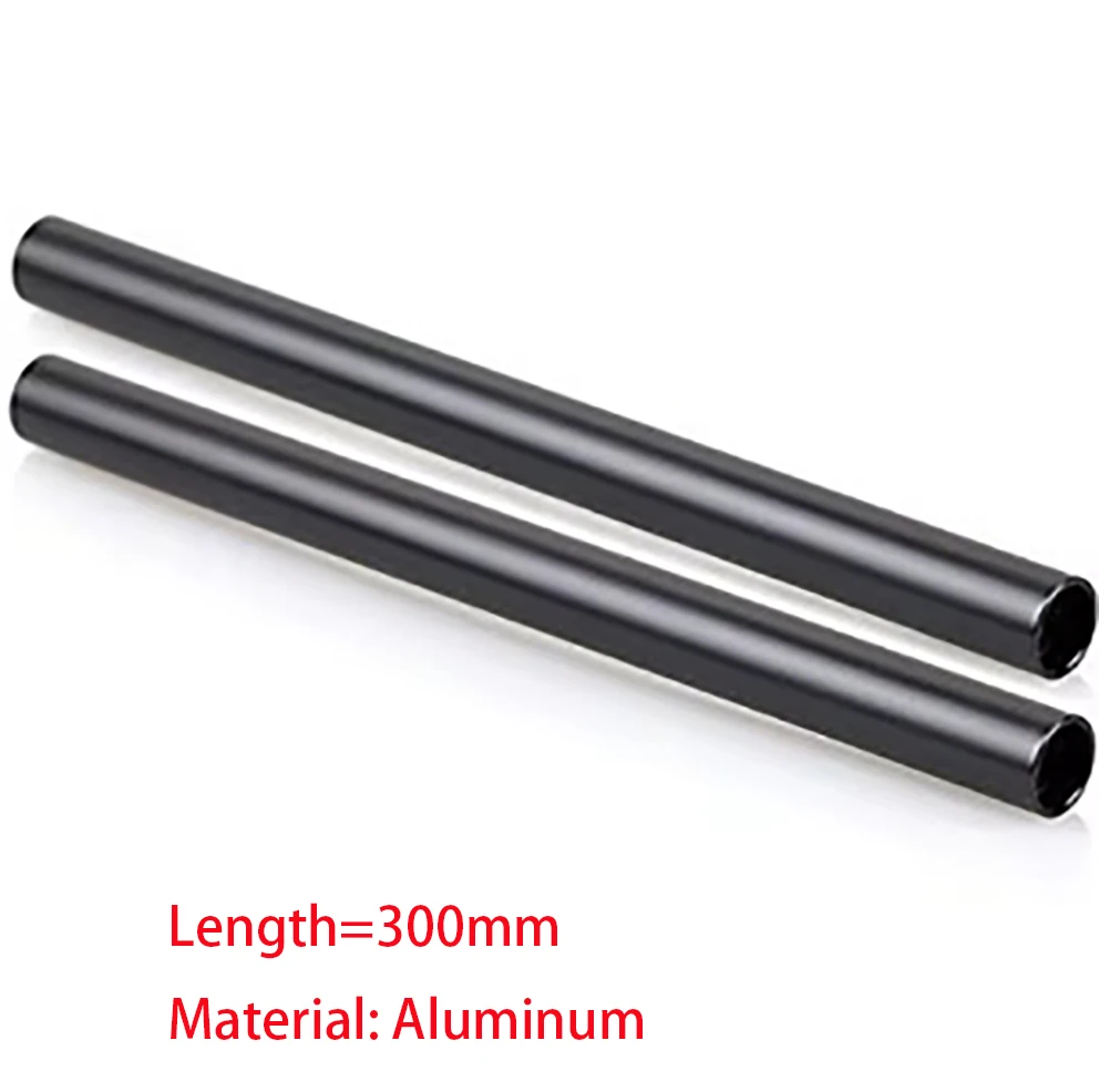 Aluminum Alloy 15mm Rods 30cm 12inch Long (M12-30cm) for Dslr Camera 15mm Rods tripod camera