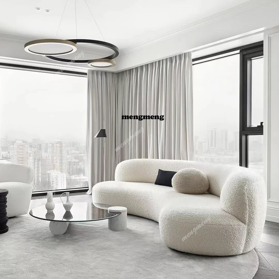 

New arrive Elegant Plush Modern Luxury Living Room Sofa Classic Lounge Designer Furniture Relaxing Divani Da Soggiorno Mueble Ho