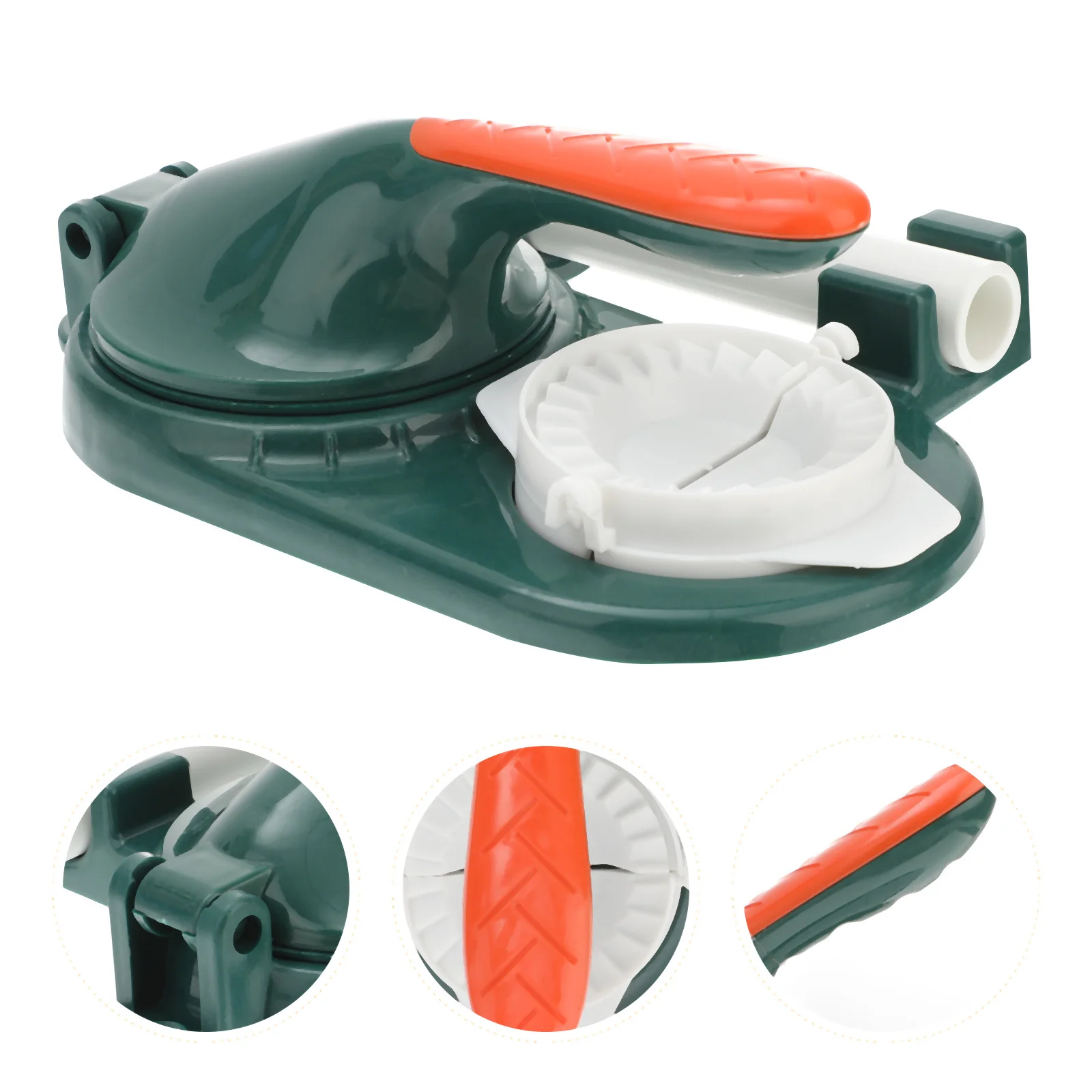 

Chinese Dumpling Maker Mold Manual Press for Homemade Wrappers Tortilla Dough Skin Fast Easy to Use Kitchen Cooking Tool Set