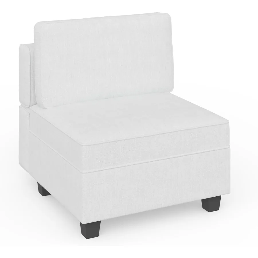 Modular Sectiol Sofa Convertible Middle Seat Sectiol Couch with Storage Reversible 1 Seat Modular Sofa Couch for Living Room Fa