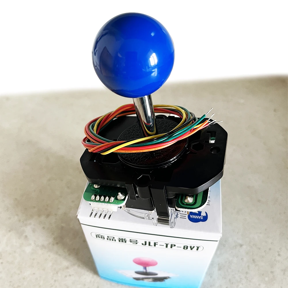 Original Japan Sanwa Joystick, JLF TP 8Y Stick, 32mm Shaft, 35mm