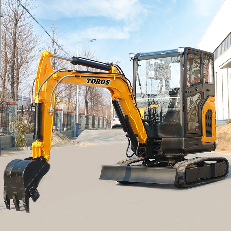 Home Use 2 Ton Mini Digging Machine Multifunctional New Crawler Mini Excavators For Sell With Roof High Quality Tiny Baggers