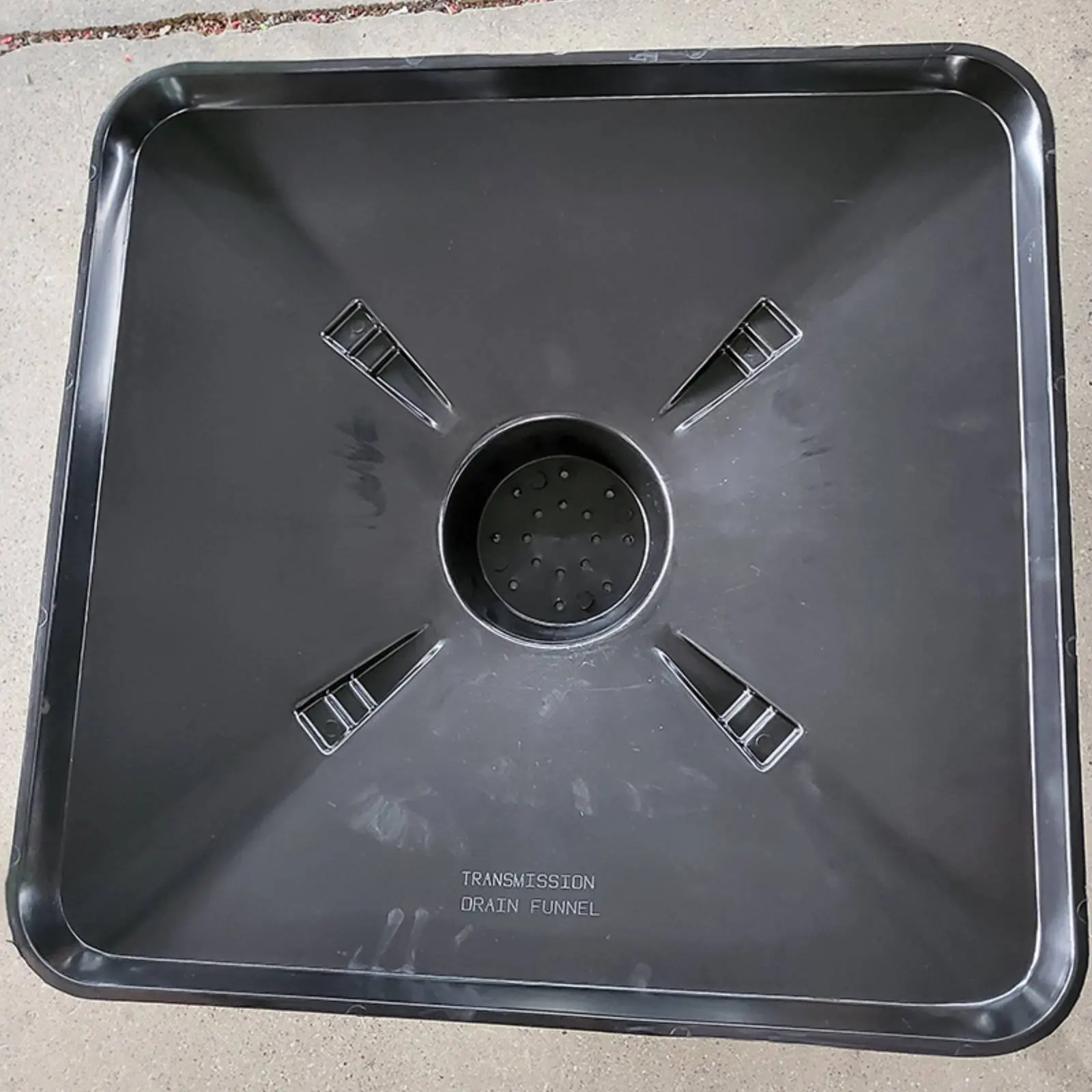 

Large Square Oil Drain Pan Easy to Clean 15L Oil Collect Tray Fluid Collect Pan Anti-Splash Auto Service Tool Floor Protection