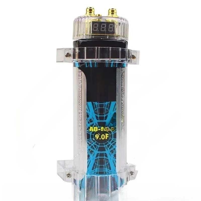 Picture 3: 9.0 Farad Capacitor for Car Audio, Digital Super Capacitor Power Bank for Amplifier Subwoofer Bass Upgrade