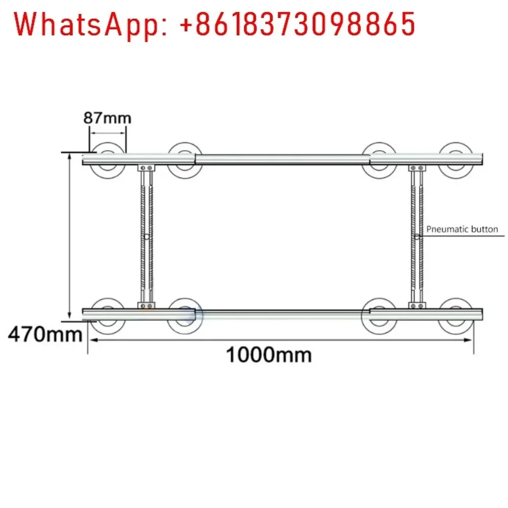 Fully automatic disassembly suction cup, 55 