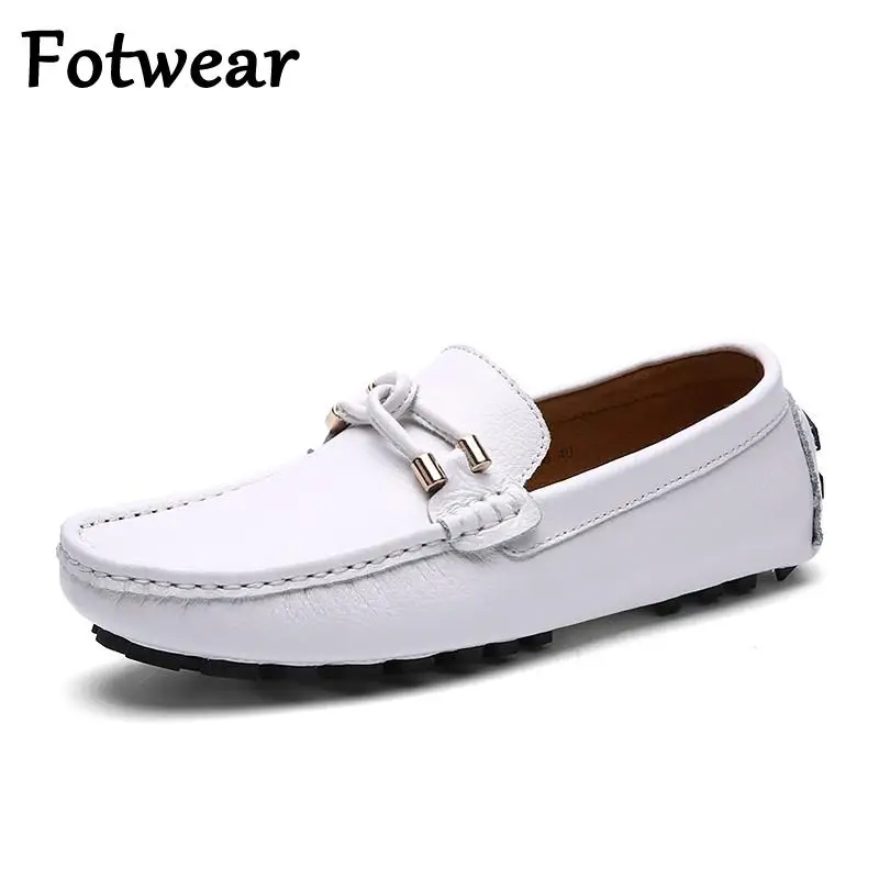 

Genuine Leather Men Driving Loafers Breathable Cow Leather Men Casual Shoes Slip On Male Flat Moccasins Wedding Mocasines Hombre