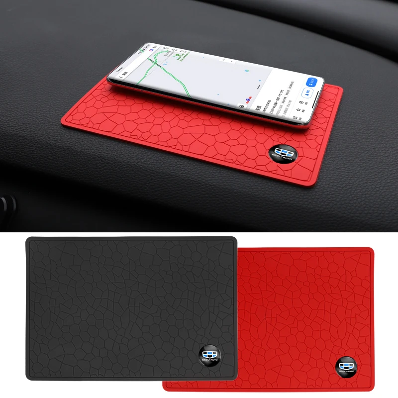 1pcs Silica Gel Anti Slip Pad Car Styling Phone Holder Mat For Geely Atlas SUV Boyue Borui Coolray Emgrand NL3 EX7 X7 EC7 GX7