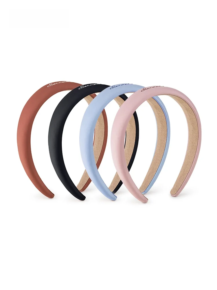 黒の大きなリボンヘアタイセット-レディース-高額面洗い用ヘアバンド-スタイリッシュな韓国ファッションヘアアクセサリー