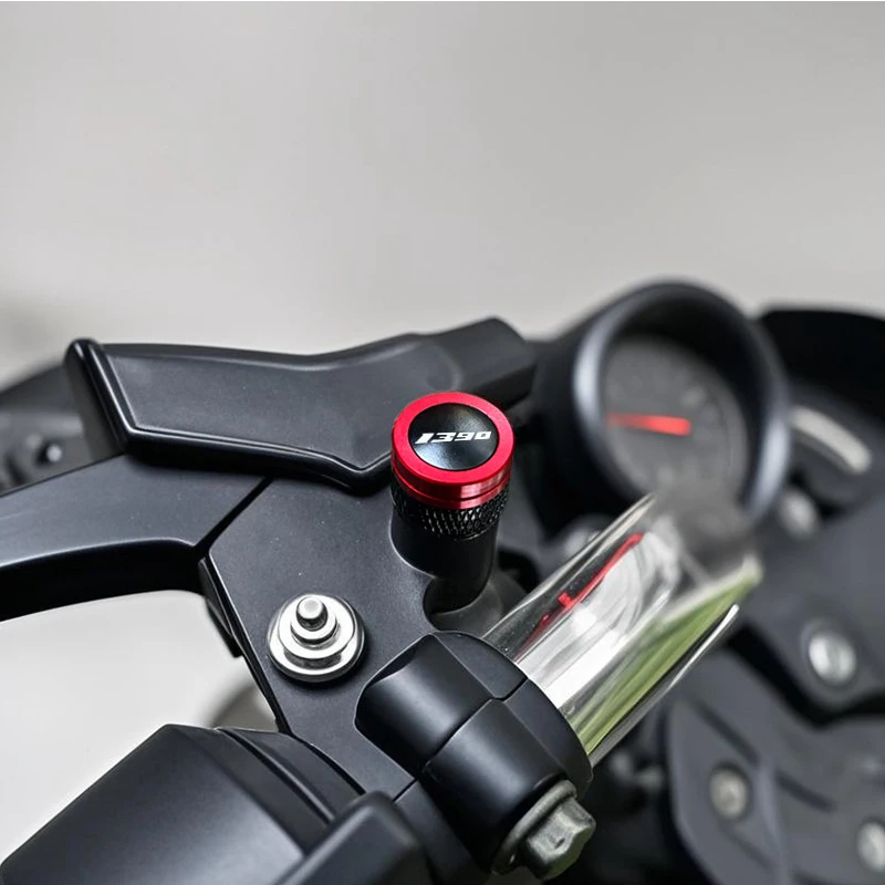 NEW Motorcycle Accessories CNC Mirror Hole Plugs Caps Screw Bolts Cover Fit For KTM 1390 Super Adventure 1390 Super Duke R 2023+