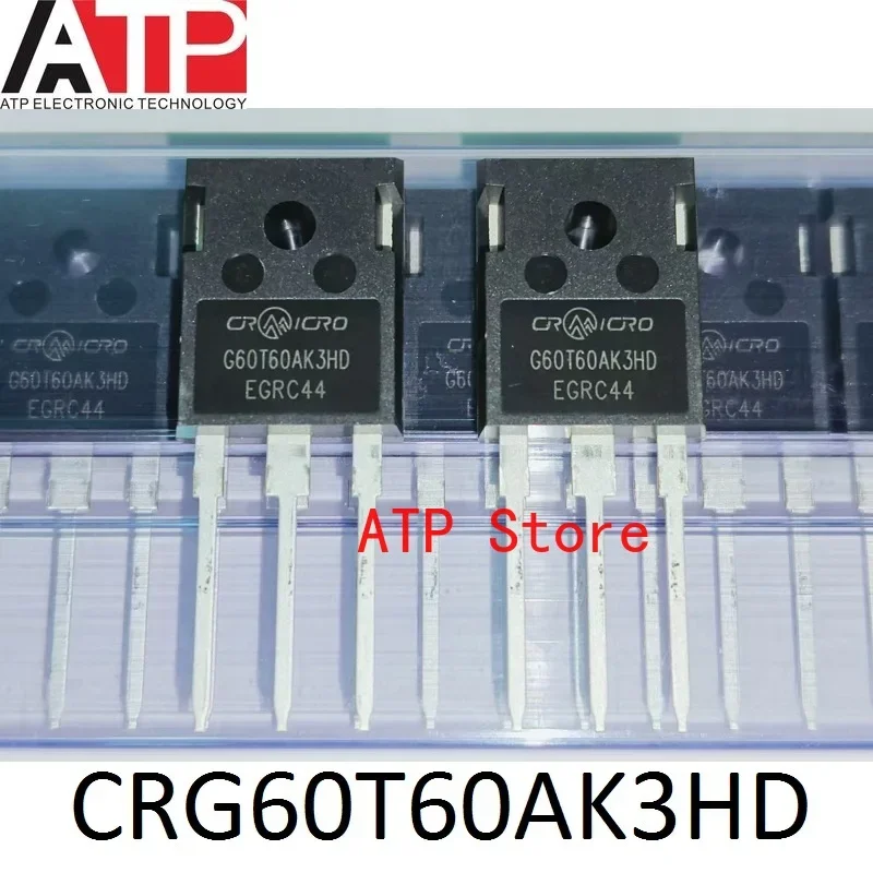 10PCS/LOT 100% New Original CRG60T60AK3HD G60T60AK3HD TO-247 G60T60 60T60 Transistors IGBT 600V 60A In Stock