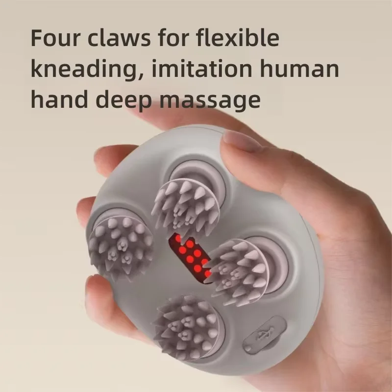 

Portable Mini Wireless USB Charging Head Massager Waterproof Adjustable Speed Scalp SPA Function Convenient