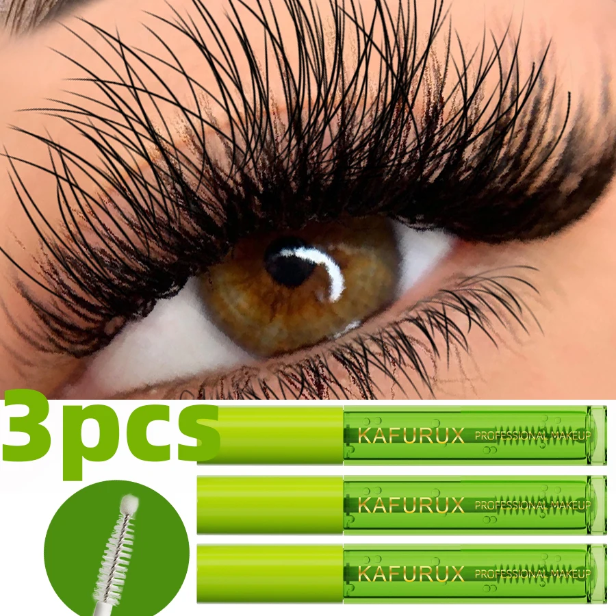 Suero potenciador de pestañas, 3 uds., alargamiento de pestañas, rizador, máscara gruesa, cuidado de los ojos, maquillaje coreano, loción para pestañas