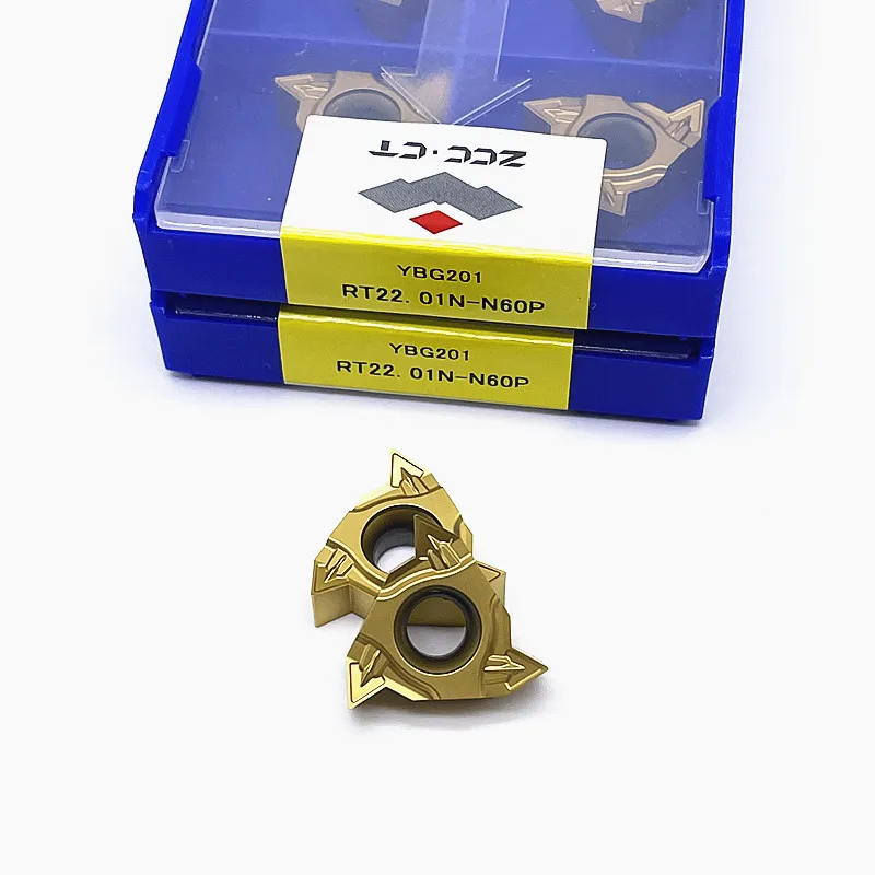 10PCS/ BOX RT16.01N RT16.01W G60P YBG201 RT22.01N RT22.01W N60P YBG201 Thread Tool Carbide Turning Tool  External thread