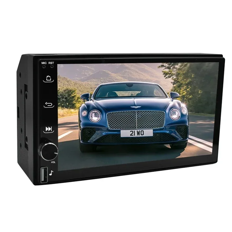 

7027 Automotlve accessories dual din Car radio with screen car multimedia monitor