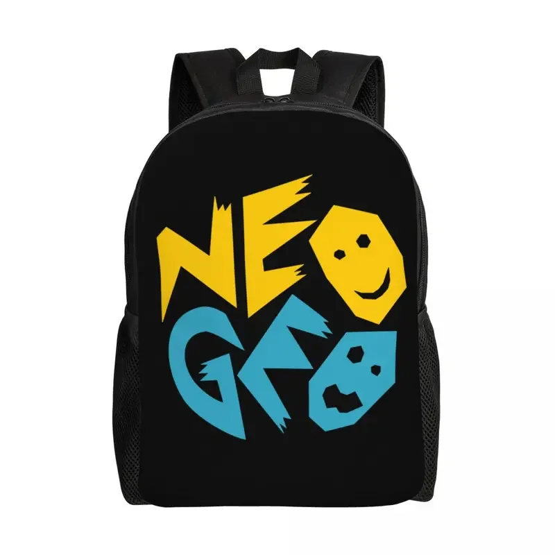 Mochilas Neogeo Arcade para meninos e meninas, 3D Print, escola, faculdade, bolsas de viagem, mulheres, homens, Bookbag, Fits 15 Polegada Laptop, personalizado