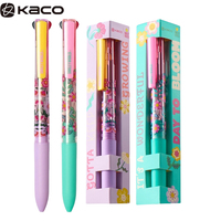 KACO SMILEYWORLD Easy 3-in-1 Gel Ink Pen,Multifunction 0.5mm Mechanical Pencil&Ballpoint canets Smooth Writing School Replace