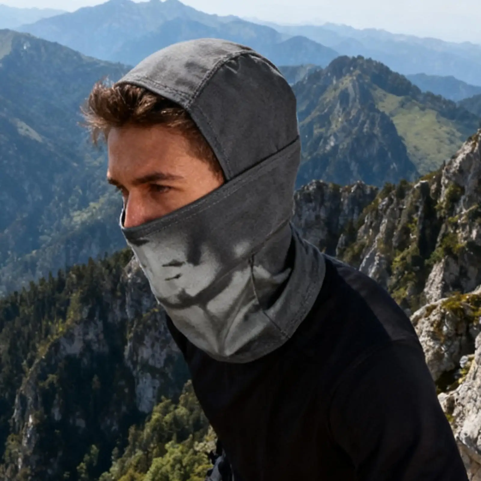 

Full Face Sun Protection Cover Reflective Eye Catching Coverage Breathable Sun Cover For Cycling For Men Women Family Friends