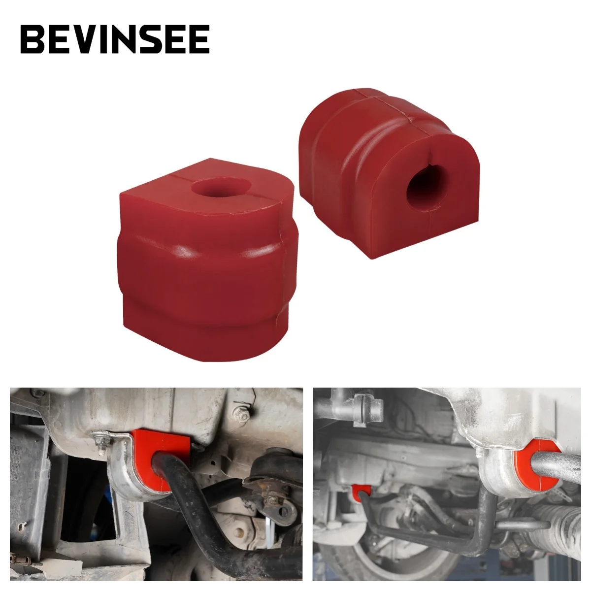 

BEVINSEE Front Anti-Roll Sway Bar Polyurethane Bushing For BMW E46 323i 325i 328i 330i 1999-2006 31351097179