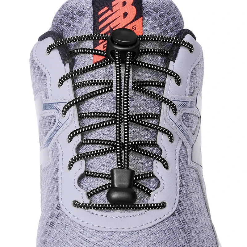 1 Pair Shoelaces for Sneaker Elastic No Tie Shoe Laces Stretching Lock Lazy Laces Quick Rubber Shoelace Round Shoestrings