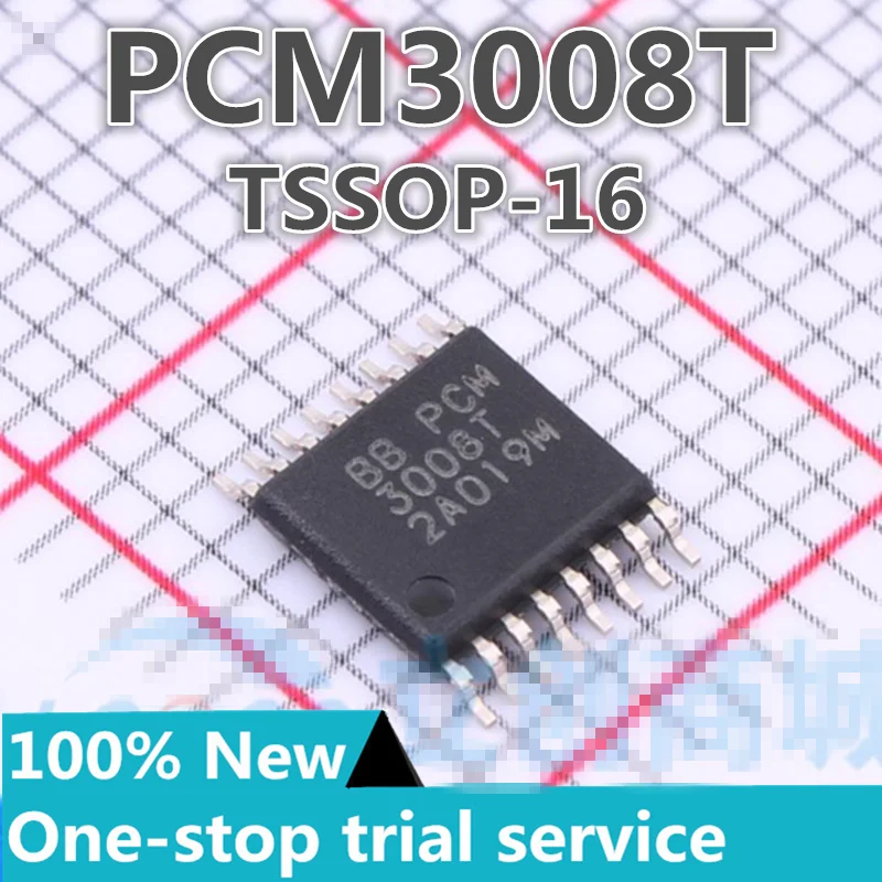 

2-100pcs %New PCM1808PWR TSSOP14 PCM1807PWR TSSOP14 PCM3008T/2K 3008T TSOP-16 SNR stereo ADC chip