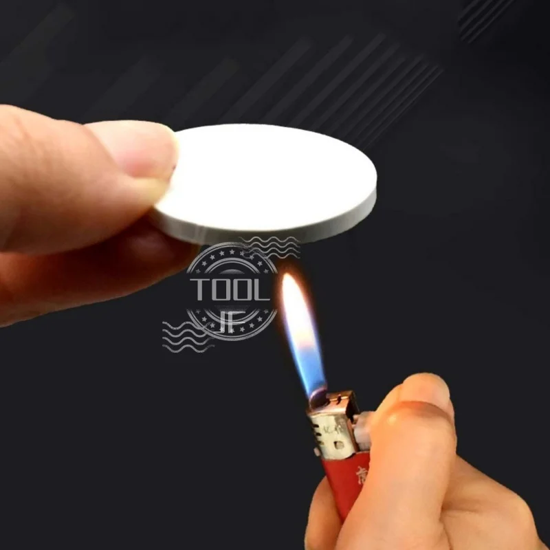 

10 Pcs PTFE Solid Round Sheet 0.5-10mm Thick 10-100mm Diameter Board Seal Gasket Pad Temperature Withstands -200°C to 260°C