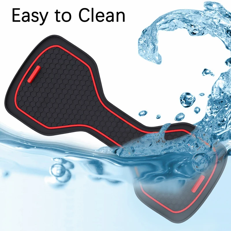 Cup Holder Liners For Honda Accord Tenth Generation 2017-2022 Waterproof Silicone Coaster Inserts - Easy Clean, Anti-Spill