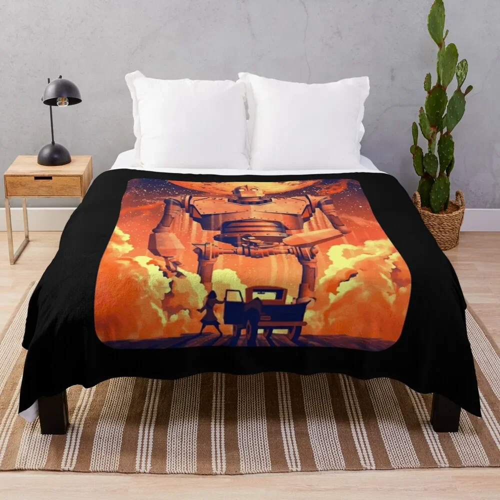 

Iron Giant Throw Blanket Decorative Sofa Blankets For Sofas Blankets