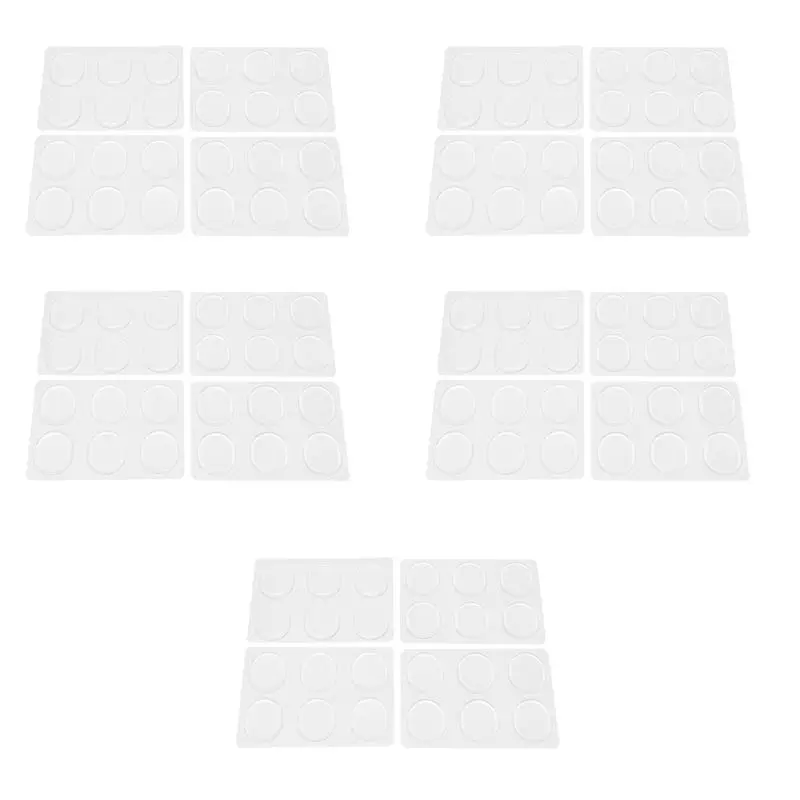 

ABUE-120 штук демпферов для барабанов, гелевые подушечки-глушители для барабанов, нетоксичные мягкие силиконовые заглушители для барабанов (прозрачные)