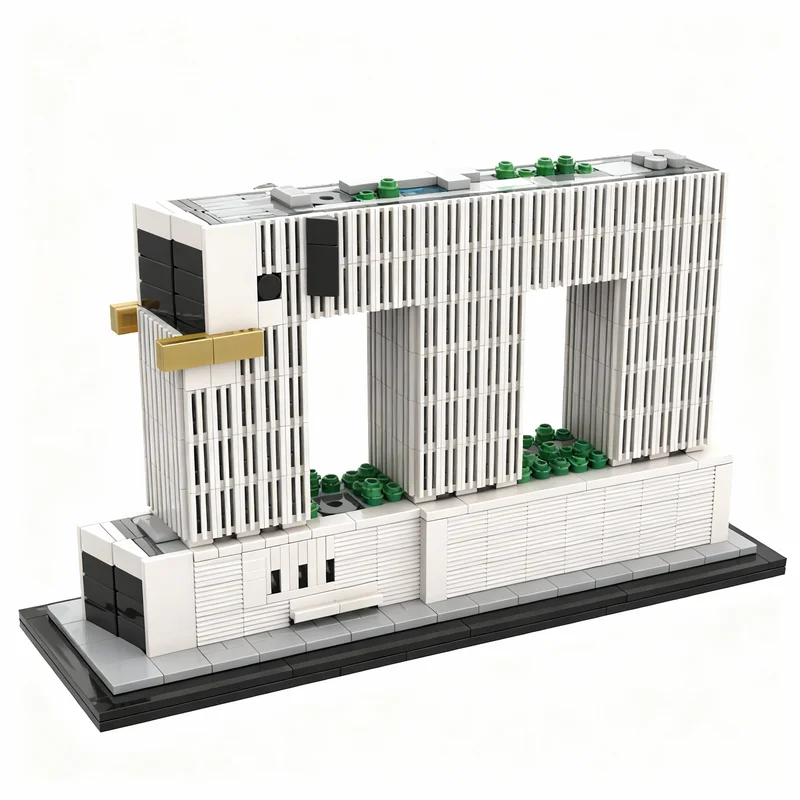 

1047pcs MOC Elephant Building 1 800 Scale Architecture Model Blocks Construction Toy Christmas Gifts DIY Creative Idea Education