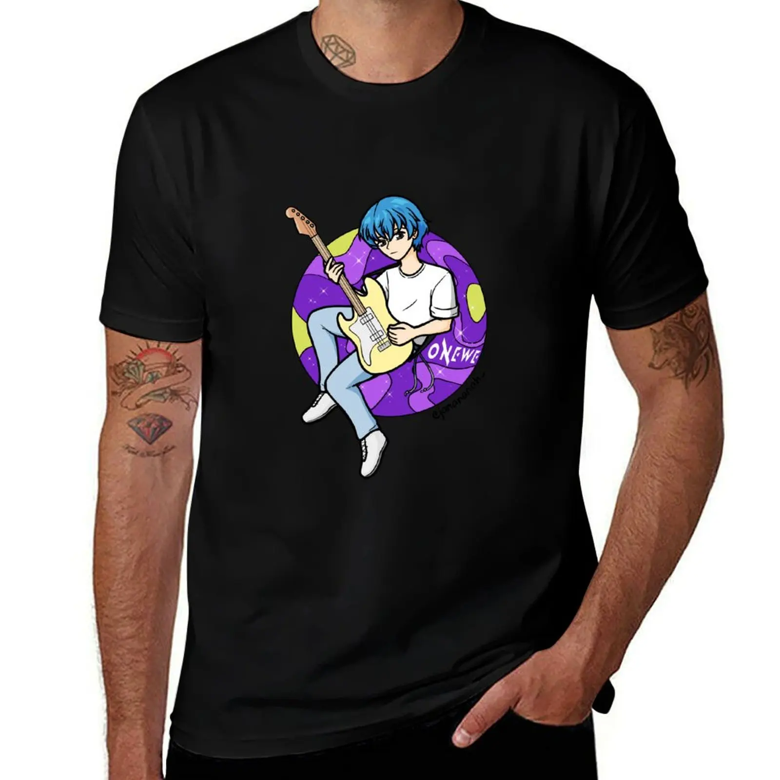 ONEWE Kanghyun PLANET NINE: Alter Ego Veronica T-Shirt Basic Solid Tee for Daily Use