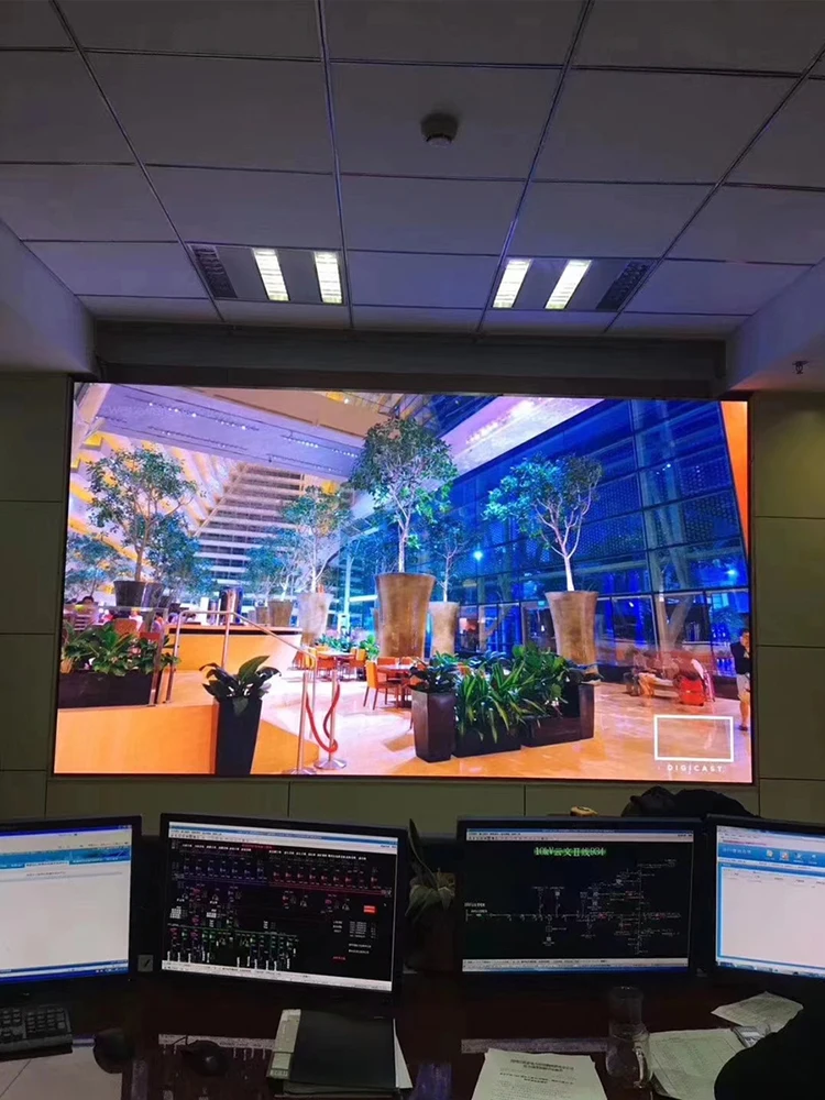 P2 شاشة LED RGB 256x128 شاشة ملونة كاملة SMD1515 ضوء 128x64 بكسل 1/32 مسح عرض الفيديو جدار Led وحدة داخلية