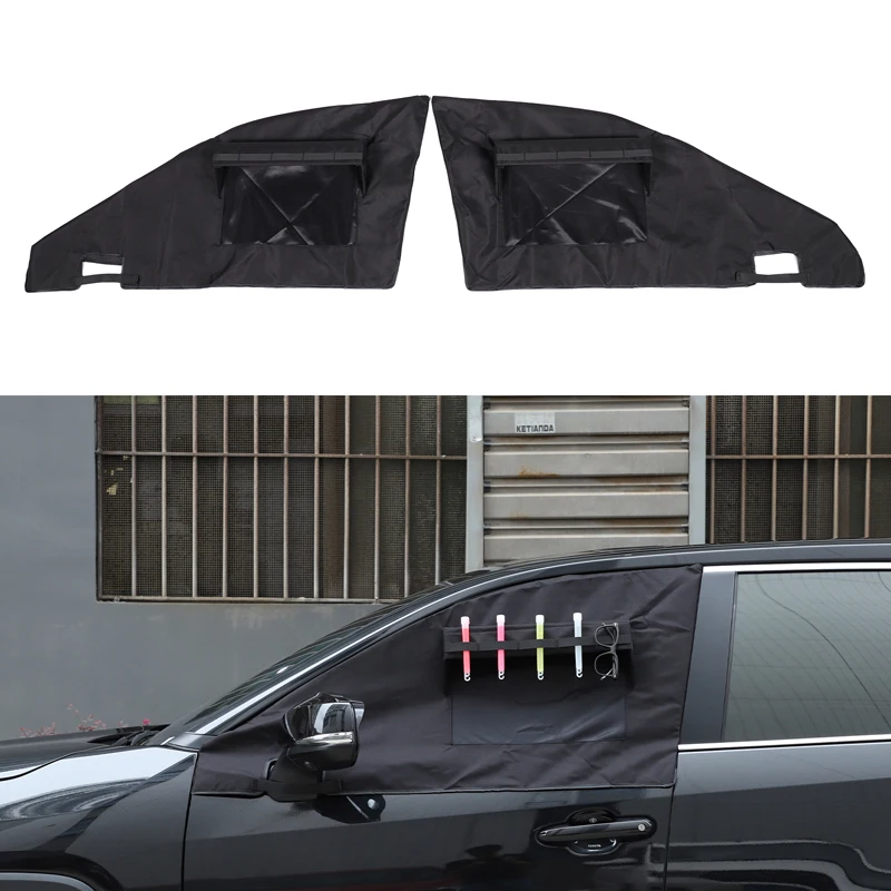 for Toyota RAV4 Wildlander XA50 2020-2024 Car Window Sun Visor Camper Curtain Foldable Insect Mesh Window Cover Car Accessories