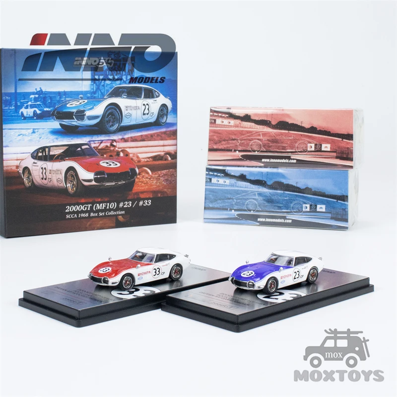 

INNO 1:64 2000GT #23 & #33 SCCA 1968 Box Set Collection Diecast Model Car