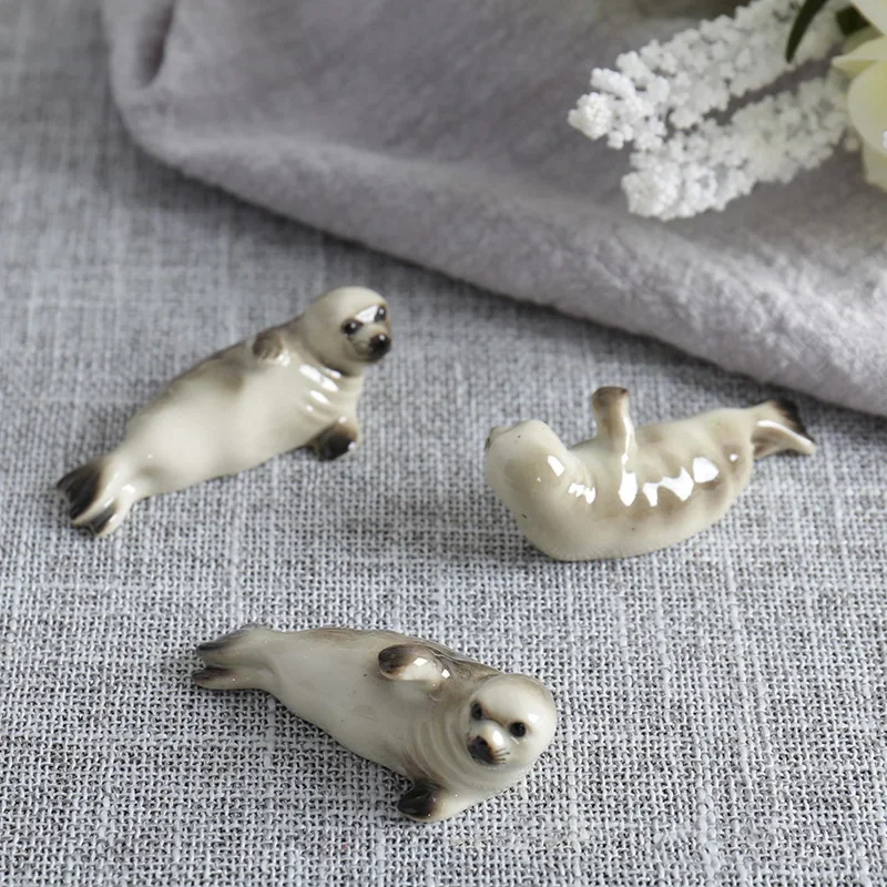 1PC Lovely Baby Seal Shaped Ceramic Chopstick Holder For Kitchen Dining Table Chopsticks Accessories