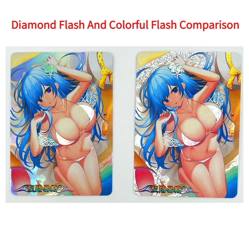 55 teile/satz acg sexy android 18 rem Badeanzug 8.8*6,3 cm Spielzeug Hobbys Hobby Sammlerstücke Spiel Sammlung Anime Karten