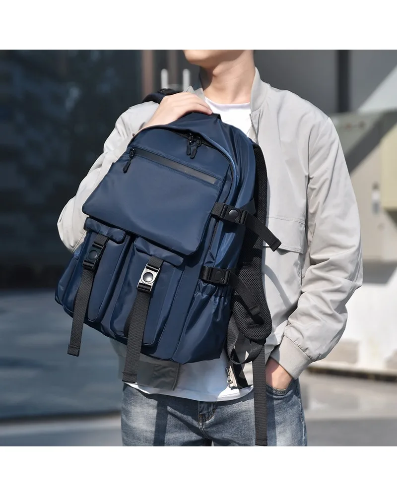 Korean version of large-capacity backpack popular backpack junior high school trend backpack high school university casual