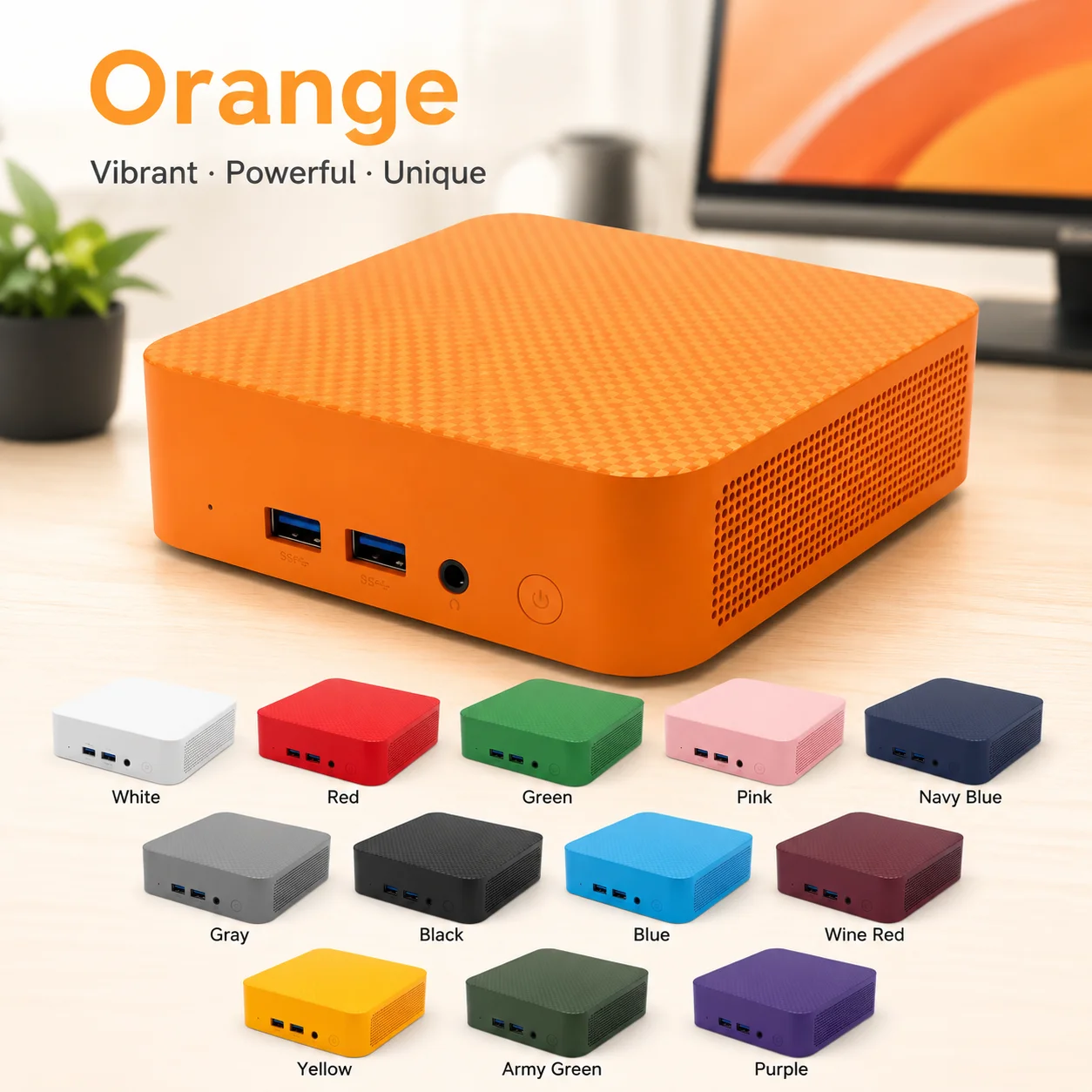 Intel i9-8950HK Ultra Mini PC 16GB DDR4 1TB M.2 NVMe SSD Triple 4K HDMI Display WiFi6 Silent Cooling Home Office Computer